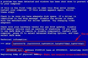 Kāpēc parādās Blue Screen of Death, kā to noņemt un ko nozīmē kļūdu kodi. Blue Screen of Death bieži parādās operētājsistēmā Windows 7.